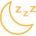 Sleep Icon Yellow