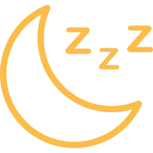 Sleep Icon Yellow