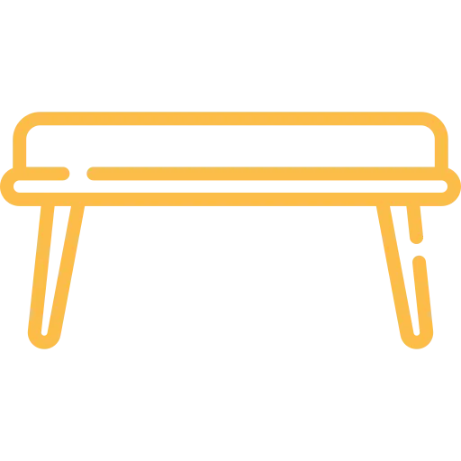 Home Bench Icon Yellow